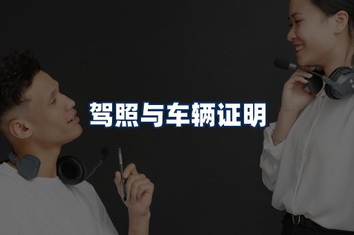 车辆证明展示